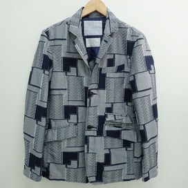 ホワイトマウンテニアリングのWM1571203 Overdyed Patchwork Cut Jacuard Lapel Jacket パッチワークジャケットの買取実績です。