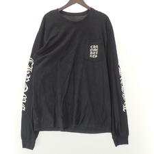 クロムハーツ ブラック 2212-304-0242 Square Logo L／S Tee ロゴ入りスリーブ 長袖Tシャツ 買取実績です。