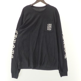 クロムハーツのブラック 2212-304-0242 Square Logo L／S Tee ロゴ入りスリーブ 長袖Tシャツの買取実績です。
