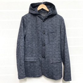 アルマーニの2019年製 6H1GN6 チェック フーデッド ジャケットの買取実績です。