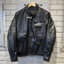 ショットのブラック 641HH ホースハイド シングルライダースの買取実績です。