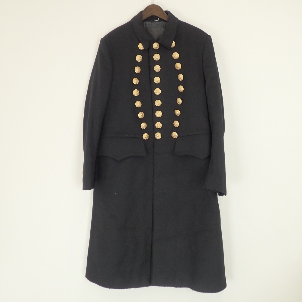 ドルチェ&ガッバーナのブラック　金ボタンデザイン　ウールコートの買取実績です。