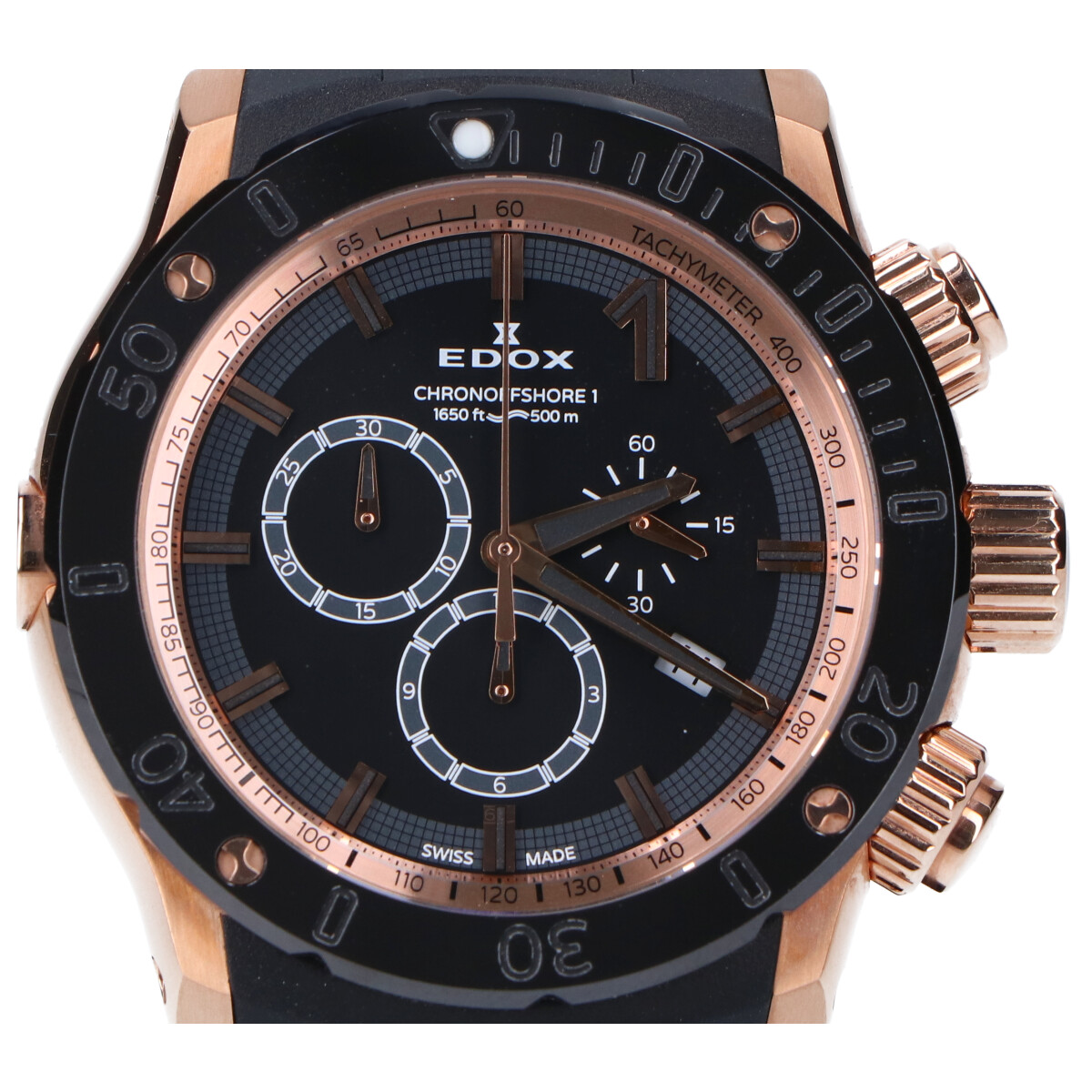 エドックスの10221-37R-NIR クロノオフショア1 クロノグラフ クォーツ時計の買取実績です。