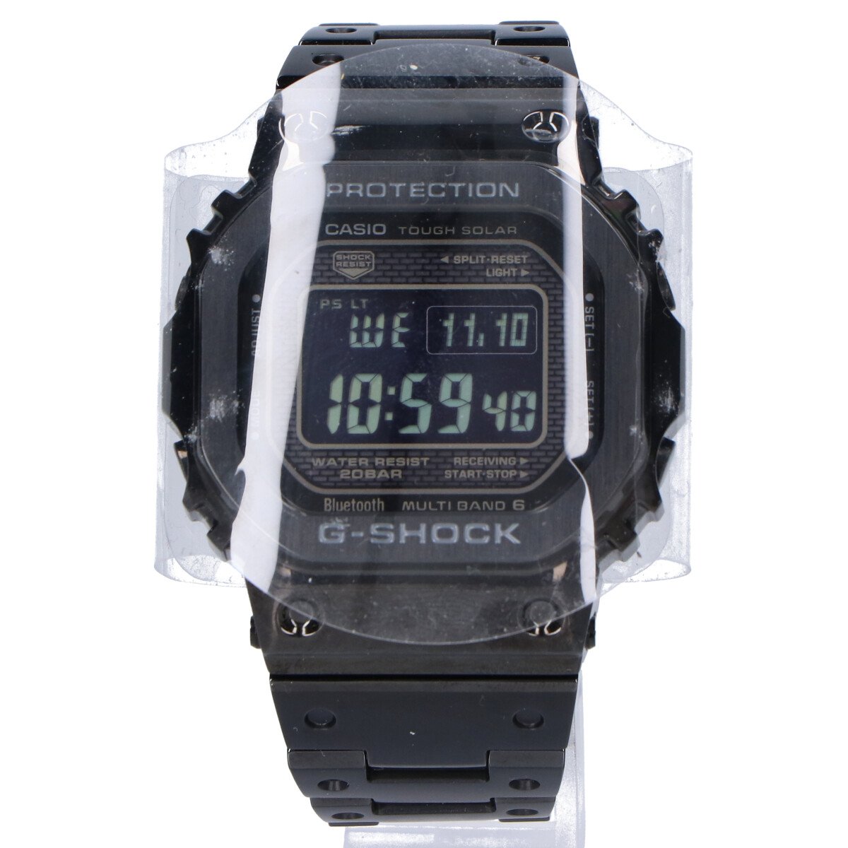 ジーショックのFULL METAL GMW-B5000GD-1JF　ブラックフルメタル　クオーツ腕時計の買取実績です。