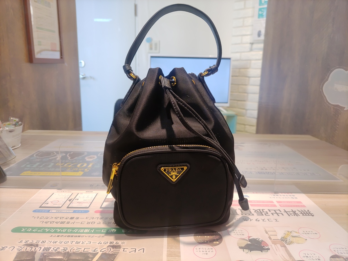 PRADA ナイロン 巾着 ハンドバッグ ショルダーバッグ