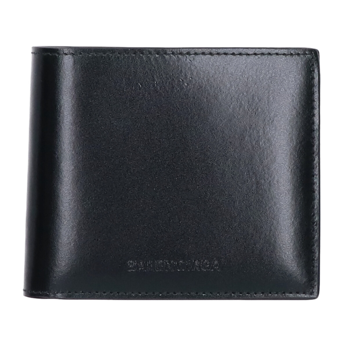 バレンシアガの664038 ブラック レザー 2つ折り財布の買取実績です。