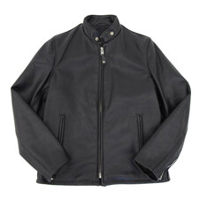エコスタイル浜松入野店でショットの654、黒のシングルライダースジャケットを買取いたしました。状態は通常使用感のあるお品物です。