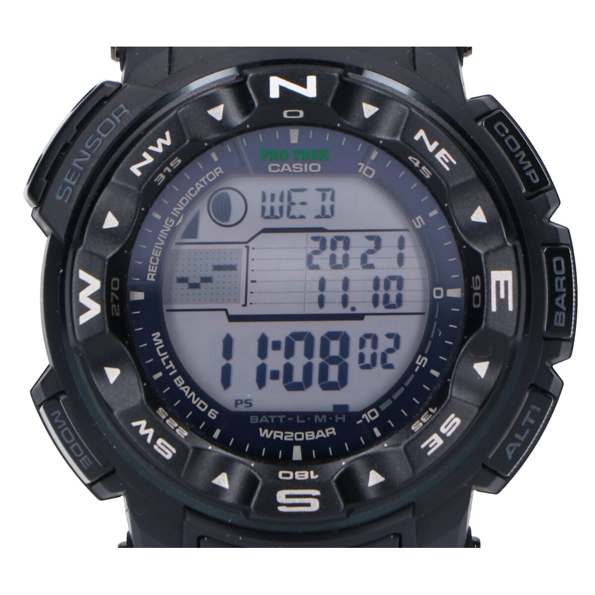 カシオのプロトレック(PRO TREK)　MULTIFIELD LINE PRW-2500-1JF　マルチバンド6タフソーラー電波腕時計の買取実績です。