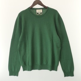 グッチの597736 グリーン GGロゴ カシミヤ ニットの買取実績です。