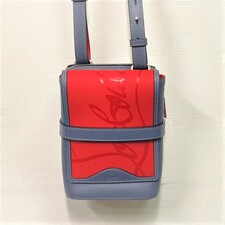 クリスチャンルブタン レザー×ラバー ベンチリポート ショルダーバッグ 買取実績です。