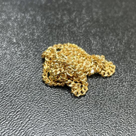 金のK18 無垢 ネックレスチェーンの買取実績です。