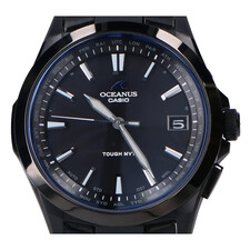 カシオ オシアナス S100B-1AJF 3hands model チタンベルト タフソーラー 時計 買取実績です。