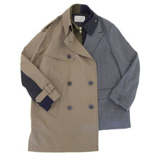 カラー（kolor）の20AW、BEIGE BASE TRENCH COAT 4B JACKETを買取しました！宅配買取センターです。状態は綺麗な状態の中古美品です。