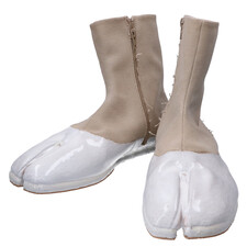 メゾンマルジェラ S37WU0356P2412H1872 Tabi laminated flat anke boots 買取実績です。