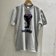 シュプリーム グレー 2021AW スネークプリント Tシャツ 買取実績です。