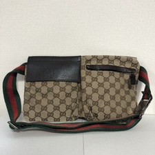 グッチ GGキャンバス ウエストバッグ/ボディバッグ 28556 買取実績です。