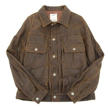 ビズビムの20AW 0120205014007 シープスキン 101 JACKET レザージャケットを買取させていただきました。宅配買取センター状態は綺麗な状態の中古美品です。