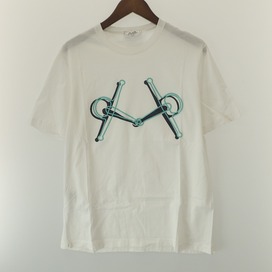エルメスのビット刺繍 クルーネック 半袖Tシャツの買取実績です。
