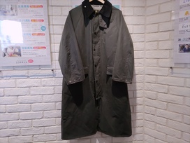 バブアーの21AW 4247698 BURGHLEY バーレー オイルド オーバーコートの買取実績です。