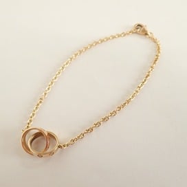 カルティエのK18 LOVE BRACELET ベビー ラブ ブレスレットの買取実績です。
