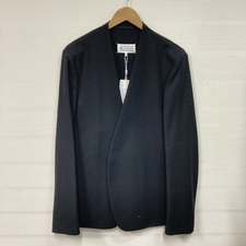 銀座本店で、メゾンマルジェラのS50BN0318 Collarless Jacket Wool Flannel ウール カラーレスジャケットを買取いたしました。状態は新品です。