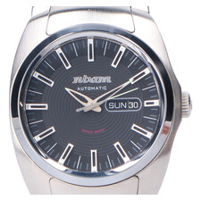 ニクソンのTHE AUTOMATIC デイデイト シースルーバック 自動巻時計を買取させていただきました。エコスタイル宅配買取センター