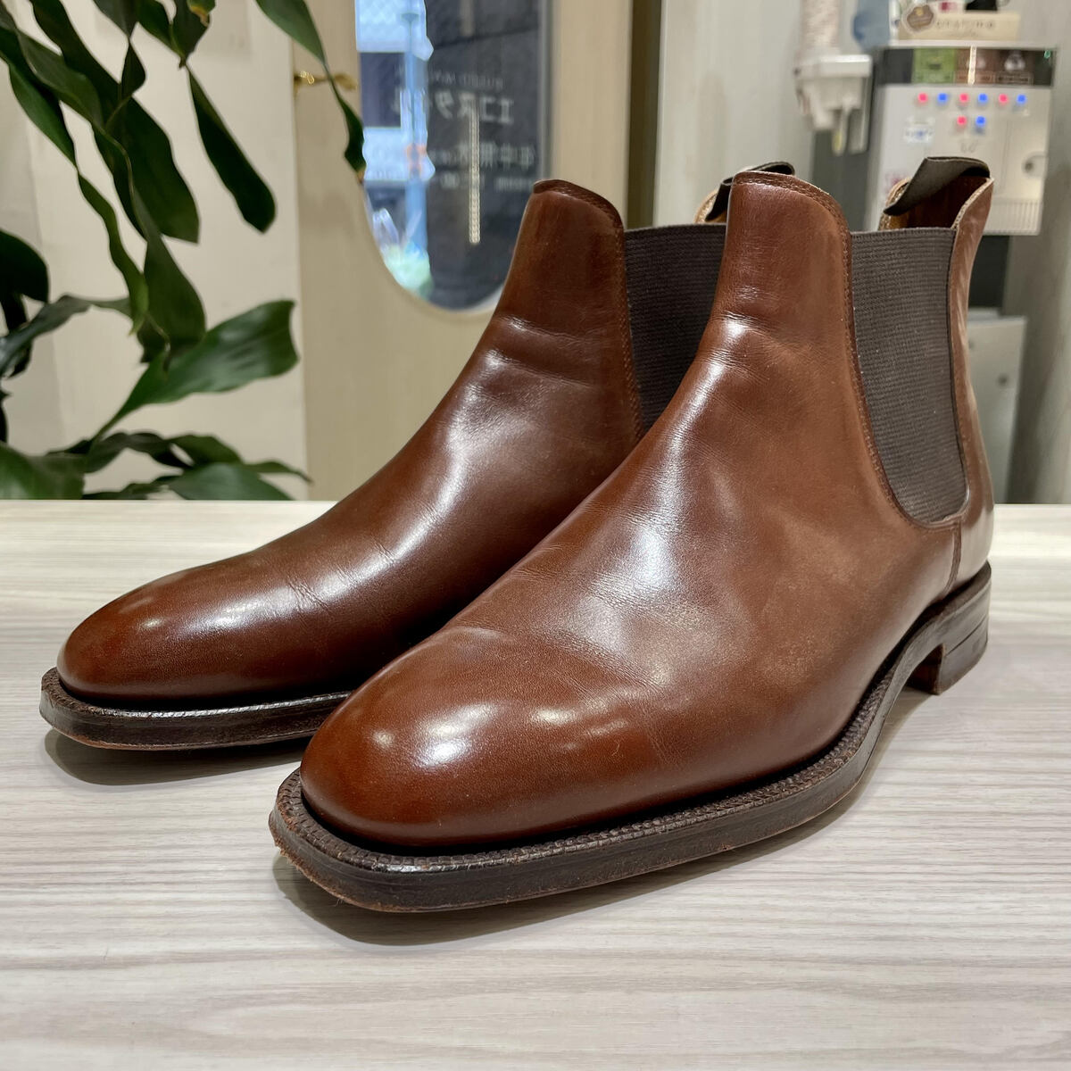 CROCKETT & かん高く JONES FOR BEAMS チェルシー3 6.5