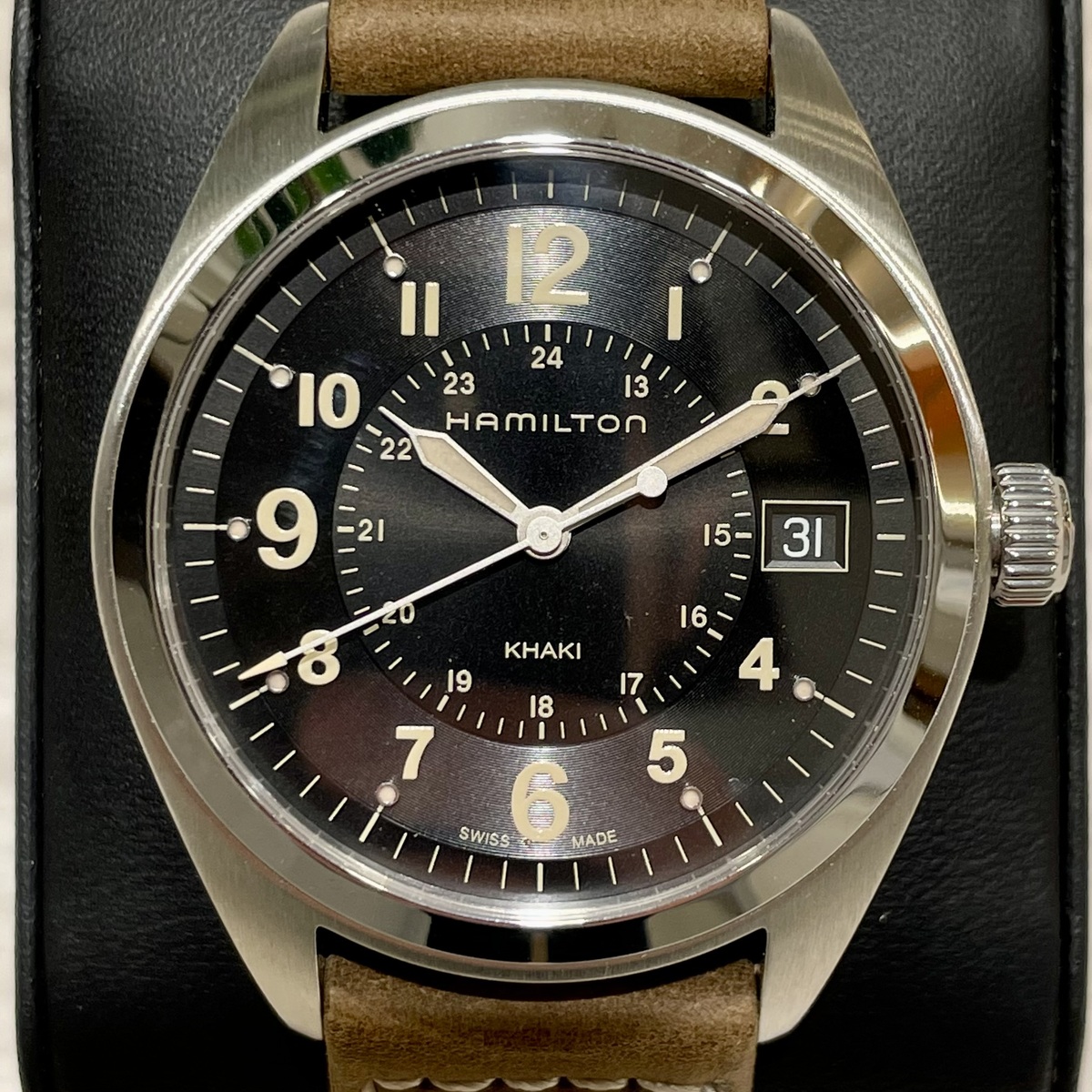 ハミルトンのS/S H685510 カーキフィールド クオーツ時計の買取実績です。