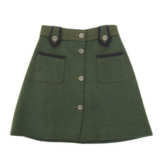 ミュウミュウの19年 リボン刻印ボタン付き ローデンスカートを買取させていただきました。エコスタイル宅配買取センター