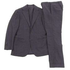 大阪心斎橋店の出張買取にて、リングヂャケットのMEISTERラインのカシミヤ混ネイビースーツを高価買取いたしました。状態は通常使用感のお品物です。