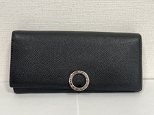 エコスタイル大阪心斎橋店の出張買取にて、ブルガリの「ブルガリ・ブルガリライン」であるクリップ式レザー二つ折り財布を高価買取いたしました。状態は通常使用感のお品物です。