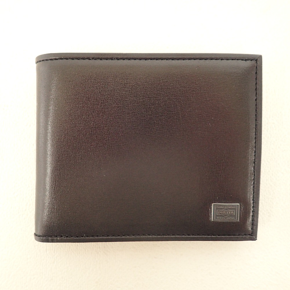 ポーター(吉田カバン)の179-03871 PLUME ブラック 小銭入れ付き2つ折り財布の買取実績です。