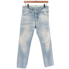 ディースクエアードのS74LA0733 2015SS CoolGuyJean ブルー クラッシュ加工デニムパンツの買取実績です。