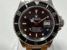 ロレックス 96番 16800 黒 サブマリーナ デイト SS 自動巻き時計 買取実績です。