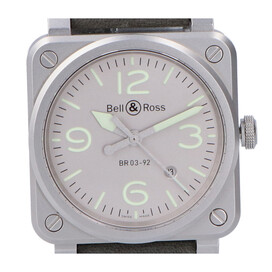 2799のBR0392‐GR‐ST HOROLUM グレー文字盤 SS レザーベルト 自動巻き時計の買取実績です。