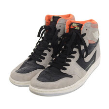 ナイキ 555088-018 2019年製 AIR JORDAN 1 RETRO HIGH OG 'GREY CRIMSON' NEUTRAL GREY/BLACK 買取実績です。