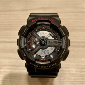 G-SHOCK(gショック)のブラック JRAコラボレーション アーモンドアイモデル GA-110 デジタル 腕時計 100本限定の買取実績です。