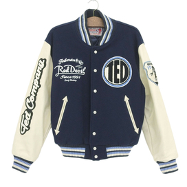 テッドマンのTDJ-18000 GOOD LUCK ネイビー 200着限定 サガラ刺繍 スタジャン/STADIUM JACKET（スタジアムジャケット）の買取実績です。