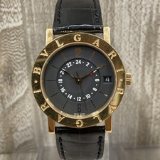 エコスタイル銀座本店で、ブルガリのブルガリブルガリ、BB33GL GMT自動巻き腕時計を買取いたしました。状態は通常使用感がある中古のお品物です。