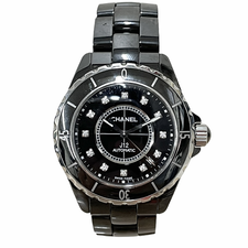 シャネル H1626 J12 ブラックセラミック 12PD 38㎜ 自動巻き 腕時計 買取実績です。