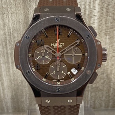 銀座本店で、ウブロの341.SL.1008.RX、ビッグバンチョコレートバン  世界限定500本の自動巻き腕時計を買取いたしました。状態は通常使用感がある中古のお品物です。