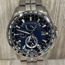 シチズン CITIZEN AT9090-53L アテッサ ダブルダイレクトフライト エコドライブ ソーラー電波 メンズ 良品 _774760