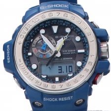 G-SHOCK(gショック) GWN-1000-2AJF GULFMASTER/ガルフマスター Triple Sensor タフソーラー電波腕時計 ブルー×シルバー 買取実績です。