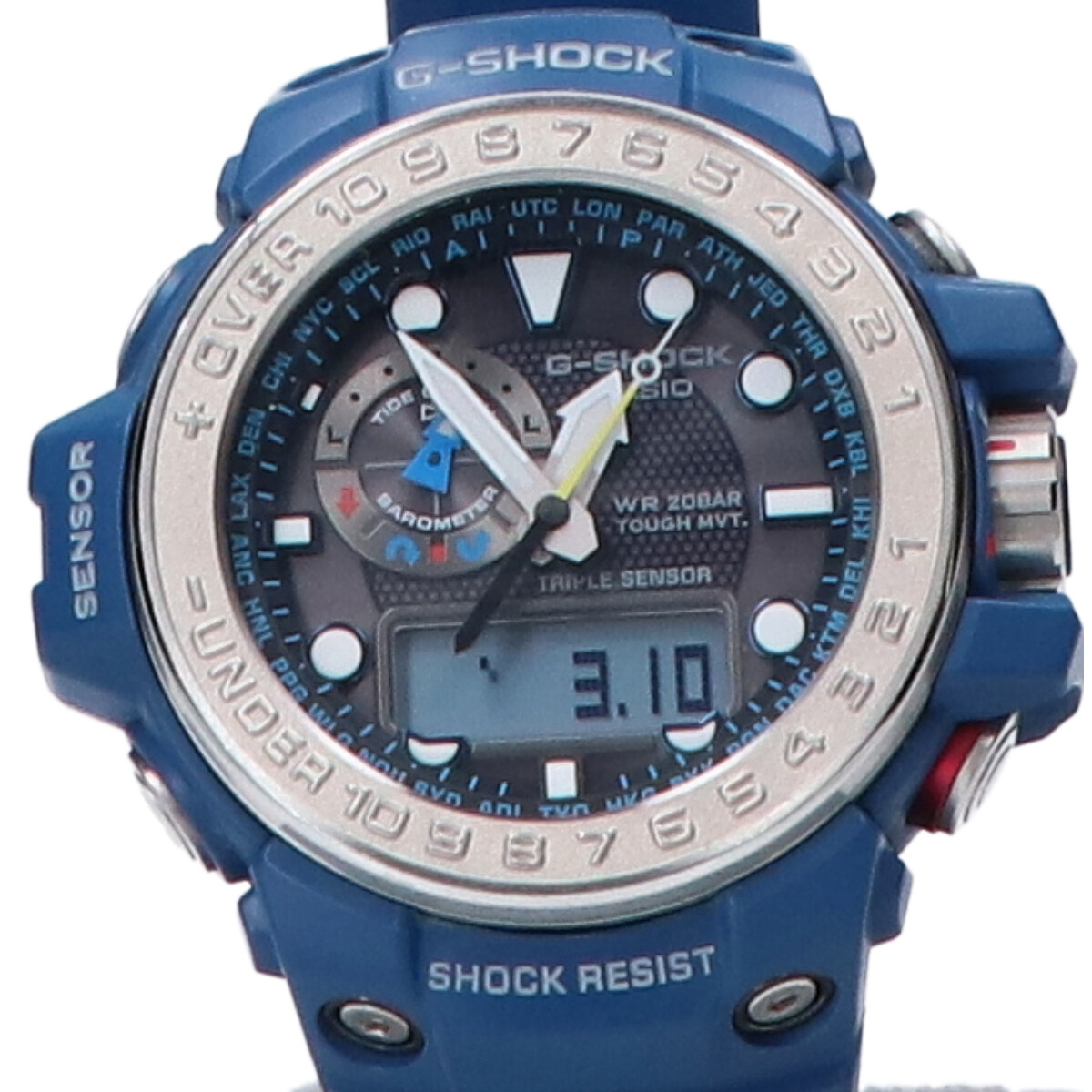 G-SHOCKのGWN-1000-2AJF GULFMASTER/ガルフマスター Triple Sensor タフソーラー電波腕時計 ブルー×シルバーの買取実績です。