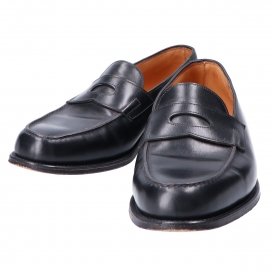 ジョンロブの4395ラスト BLACK CALF LOPEZ（ロペス） コインローファーの買取実績です。