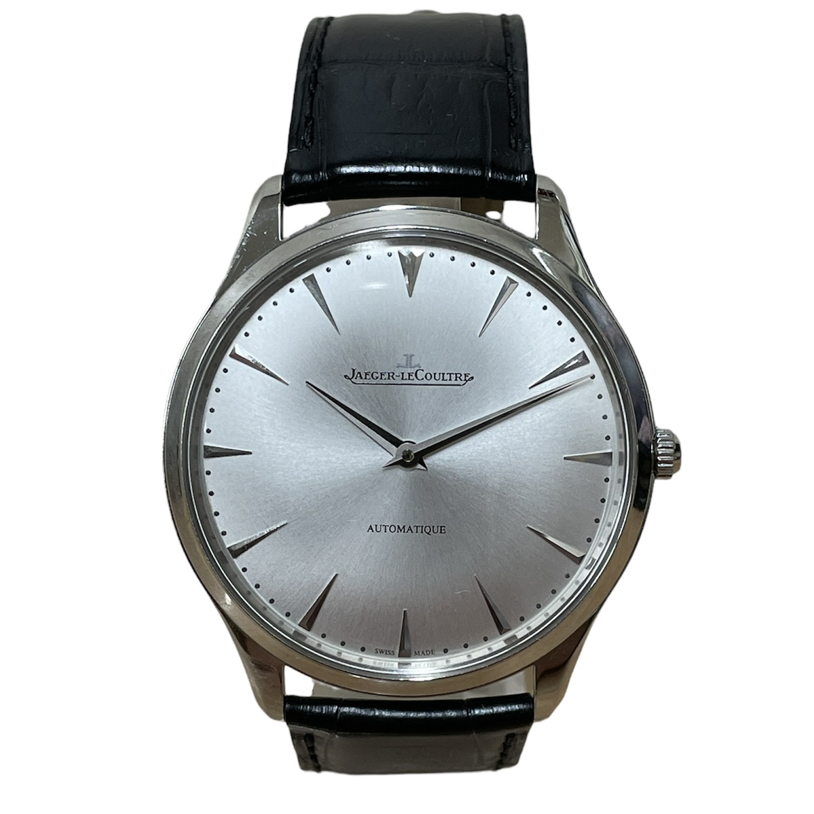 ジャガールクルトのQ1338421 マスター ウルトラスリム41 SS 自動巻き 腕時計の買取実績です。