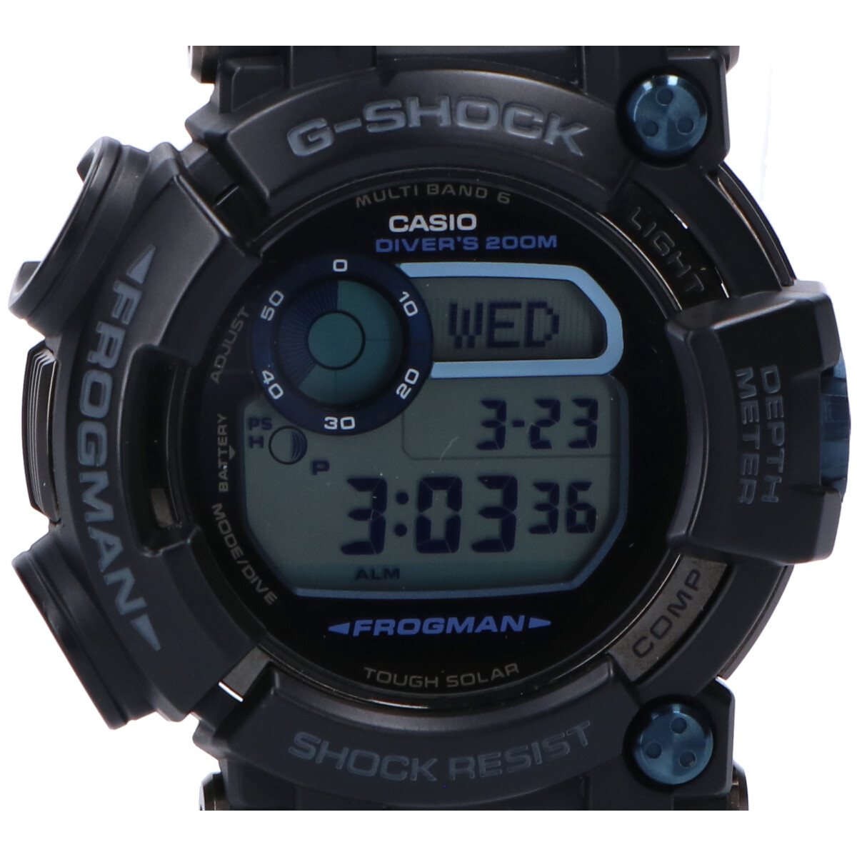ジーショックのGWF-D1000B-1JF MASTER OF G SEA FROGMAN フロッグマン マルチバンド6 タフソーラー電波時計の買取実績です。