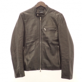 エンメティのCALEM ラムスキン シングルライダースジャケットの買取実績です。