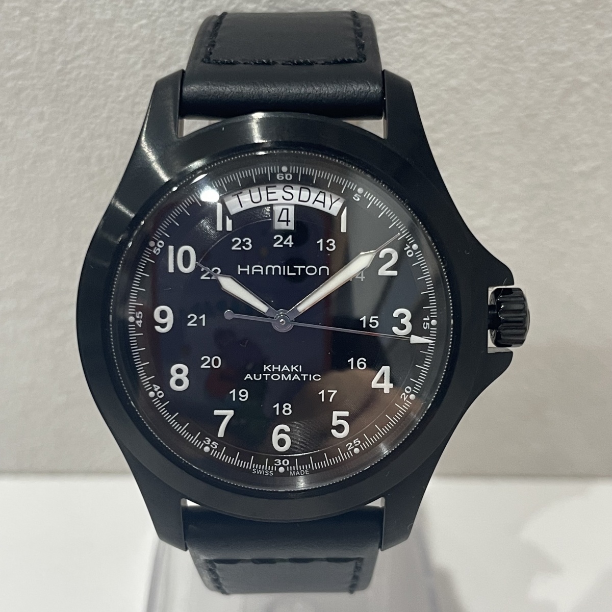 ハミルトンのカーキフィールドキング シースルーバック 自動巻き時計 H64465733の買取実績です。