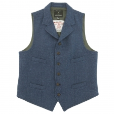 ナイジェルケーボン INDIGO HARRIS TWEED MALLORY VEST 買取実績です。